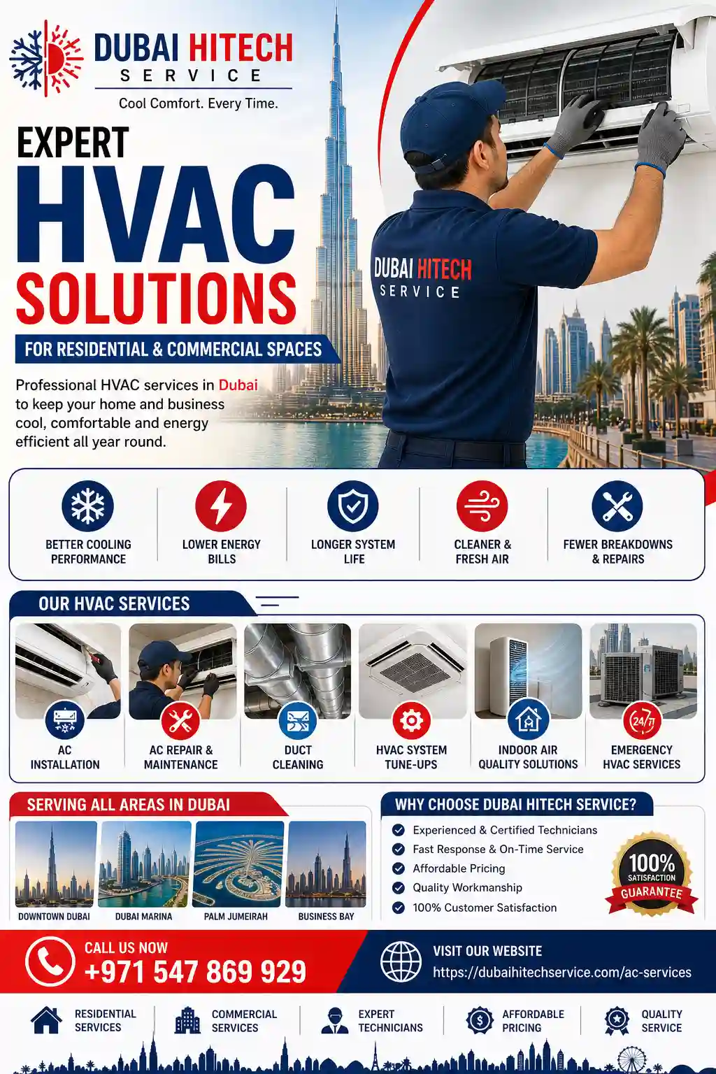 Expert HVAC Solutions for Residential and Commercial Spaces in Dubai