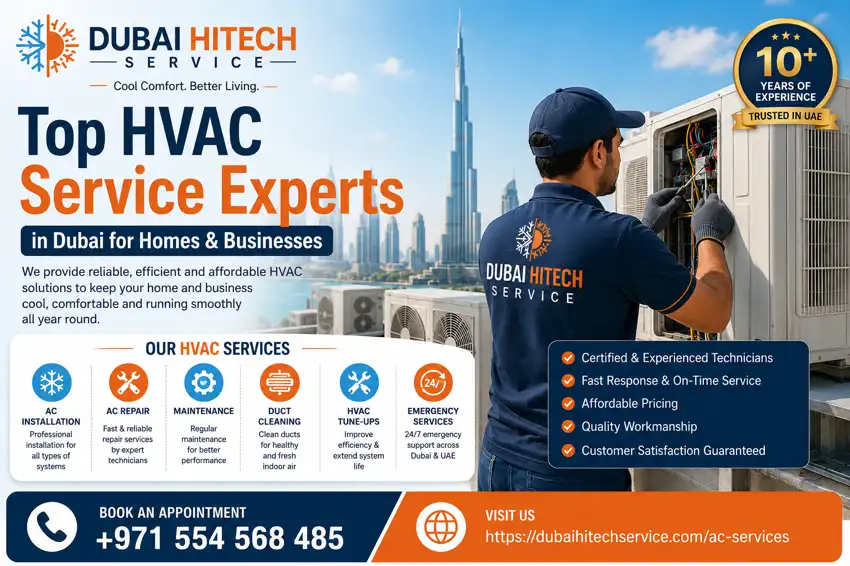 Top HVAC Service Experts in Dubai for Homes & Businesses